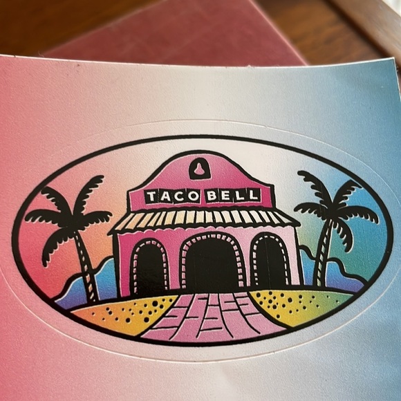 💖NEW! Taco Bell Sticker 💗🌮🔔💜 - Picture 2 of 4